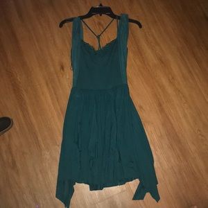 Free People teal dress
